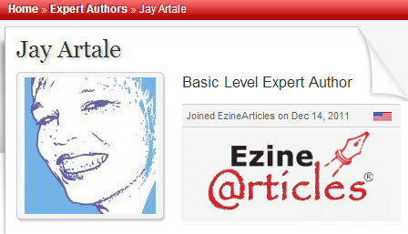 Roving Jay Author ezine profile