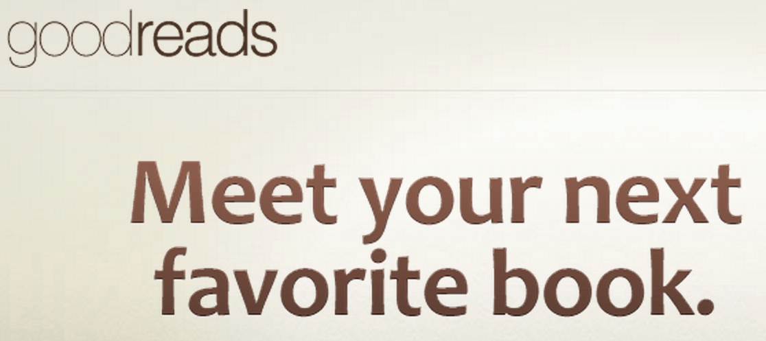 Goodreads meet you next favourite book logo header