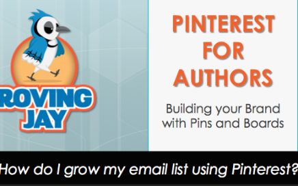 Pinterest for Authors How to Grow my mailing list