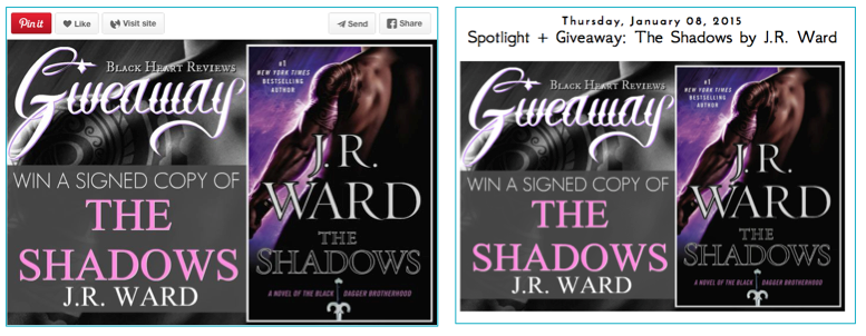 Signed Book Giveaway Pinterest for Authors Jay Artale