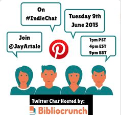 Jay Artale as featured on Twitter Chat #IndieChat for Bibliocrunch