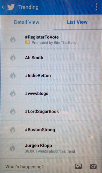Twitter Hashtag Trending #IndieReCon