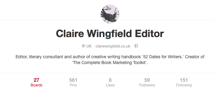 Claire Wingfield Pinterest Boards