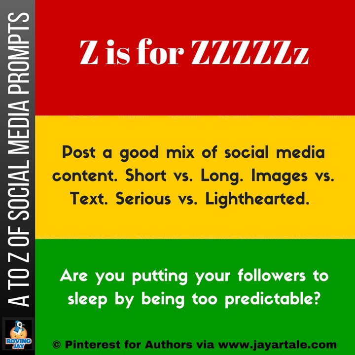 A to Z of Social Media Prompts for Authors